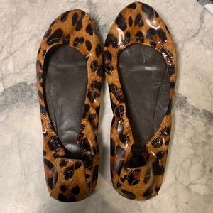 Leopard Tory Burch flats